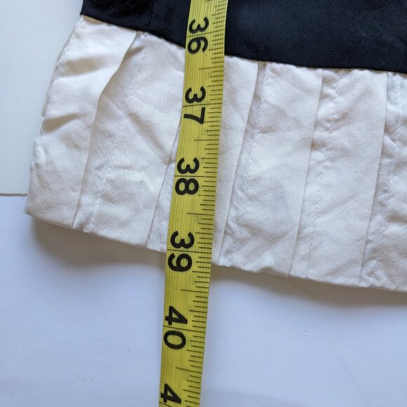 Narciso Rodriguez Blue White Black Colorblock Silk Slip Dress Size 6 AS IS FLAWS - Picture 13 of 16